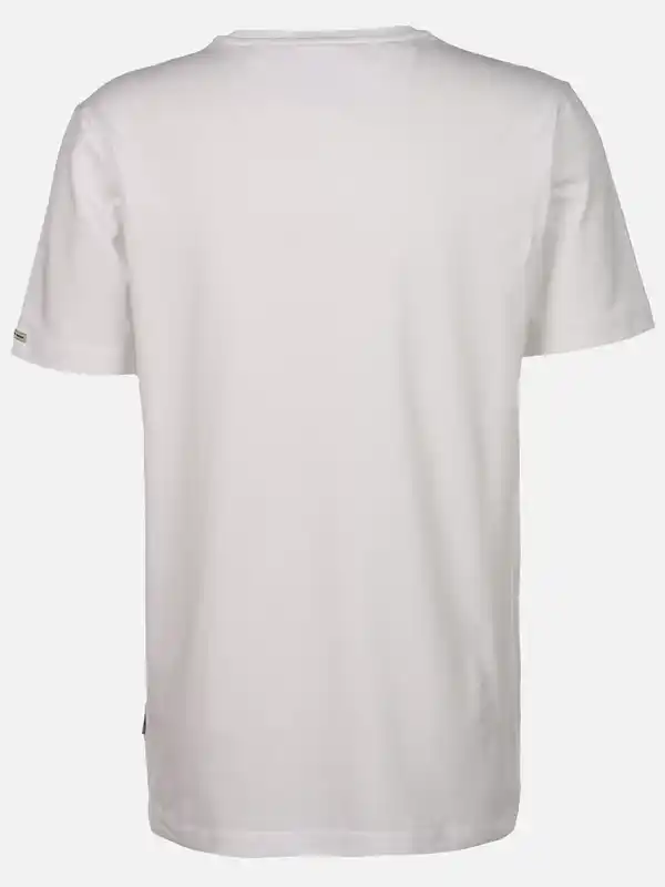 Bild 2 von Herren Shirt mit Logo-Schriftzug Weiß