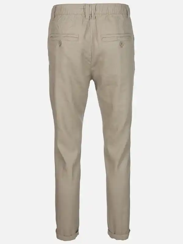 Bild 2 von Herren Freizeithose mit Leinenanteil Braun