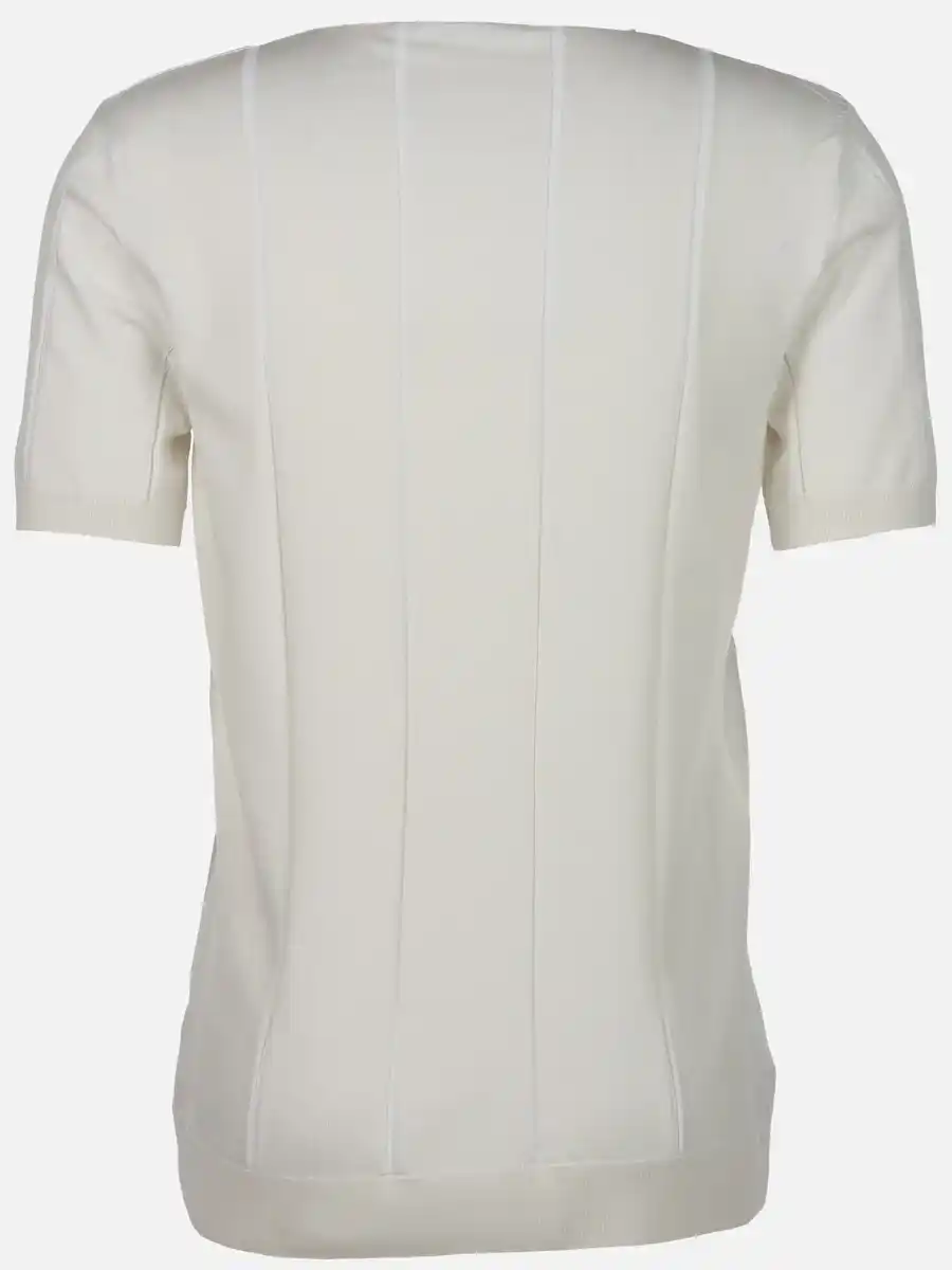 Bild 2 von Herren Poloshirt mit dezenter Struktur Weiß