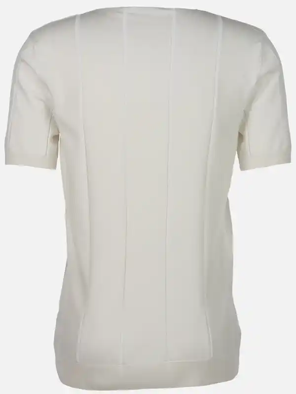 Bild 2 von Herren Poloshirt mit dezenter Struktur Weiß