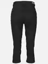 Bild 2 von Damen Capri Hose in Slim Fit Schwarz