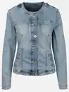 Bild 1 von Damen Jeansjacke mit Glitzersteinchen Blau