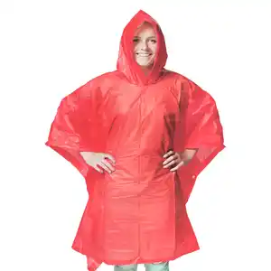 Regenponcho mit Kapuze