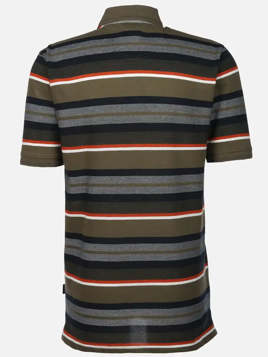 Bild 2 von Herren Poloshirt im Streifenlook Oliv