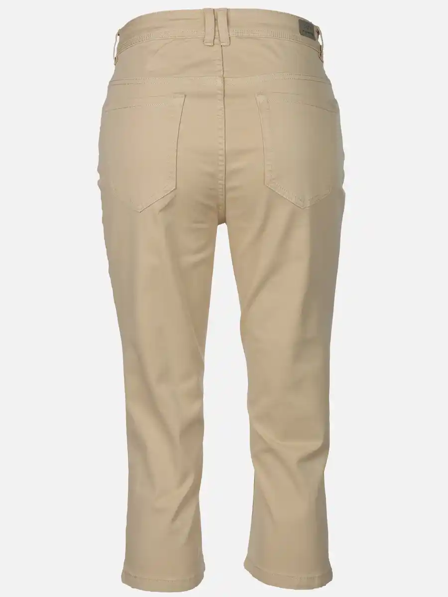 Bild 2 von Damen Capri Hose in Slim Fit Beige