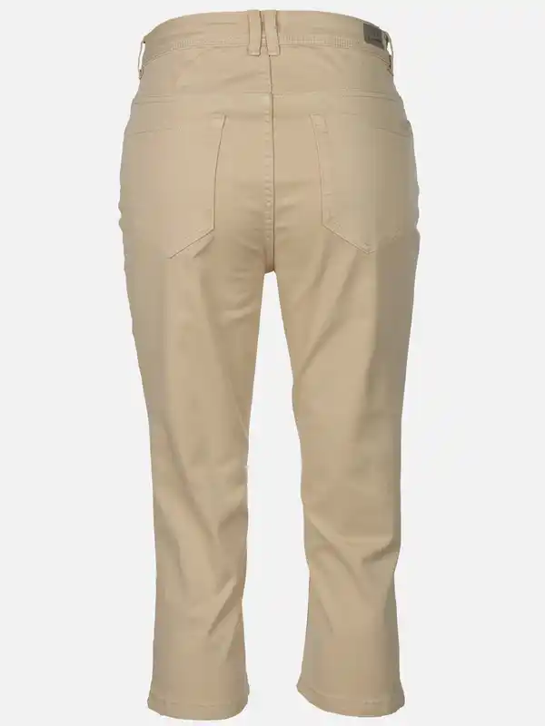 Bild 2 von Damen Capri Hose in Slim Fit Beige