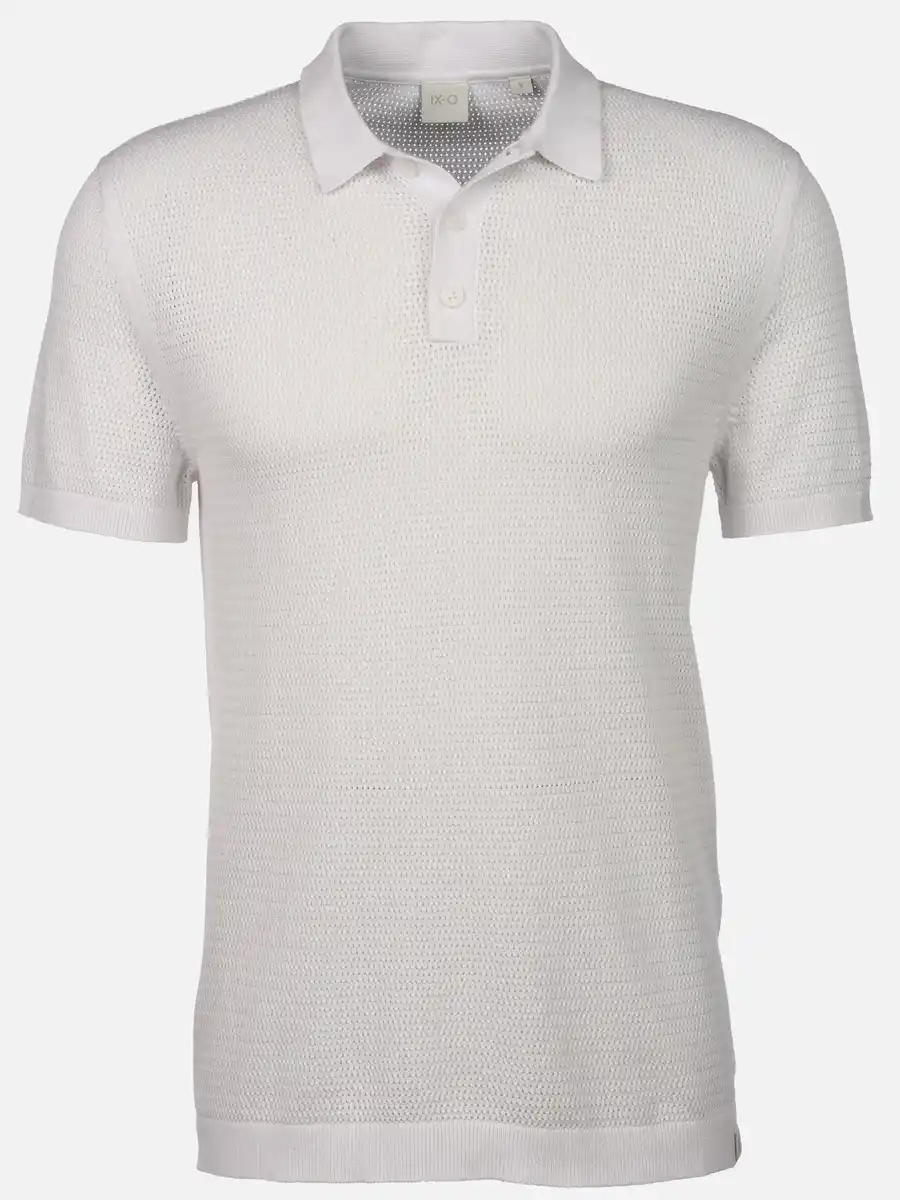 Bild 1 von Herren Strickpolo Weiß