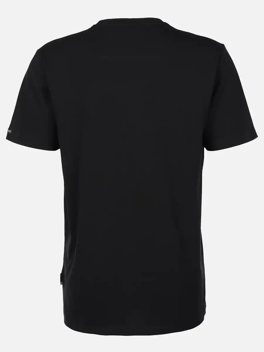 Bild 2 von Herren Shirt mit Logo-Schriftzug Schwarz