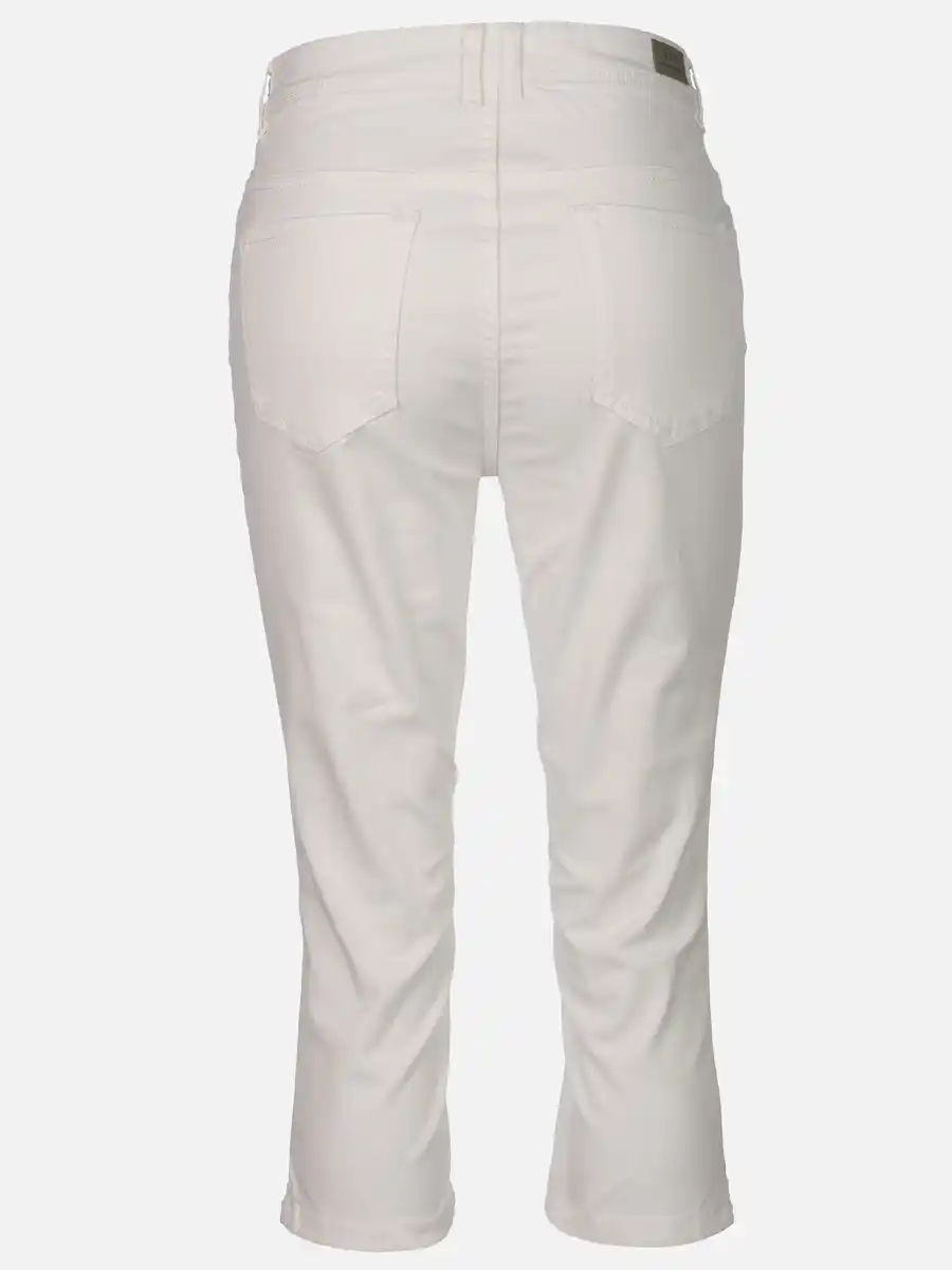 Bild 2 von Damen Capri Hose in Slim Fit Weiß