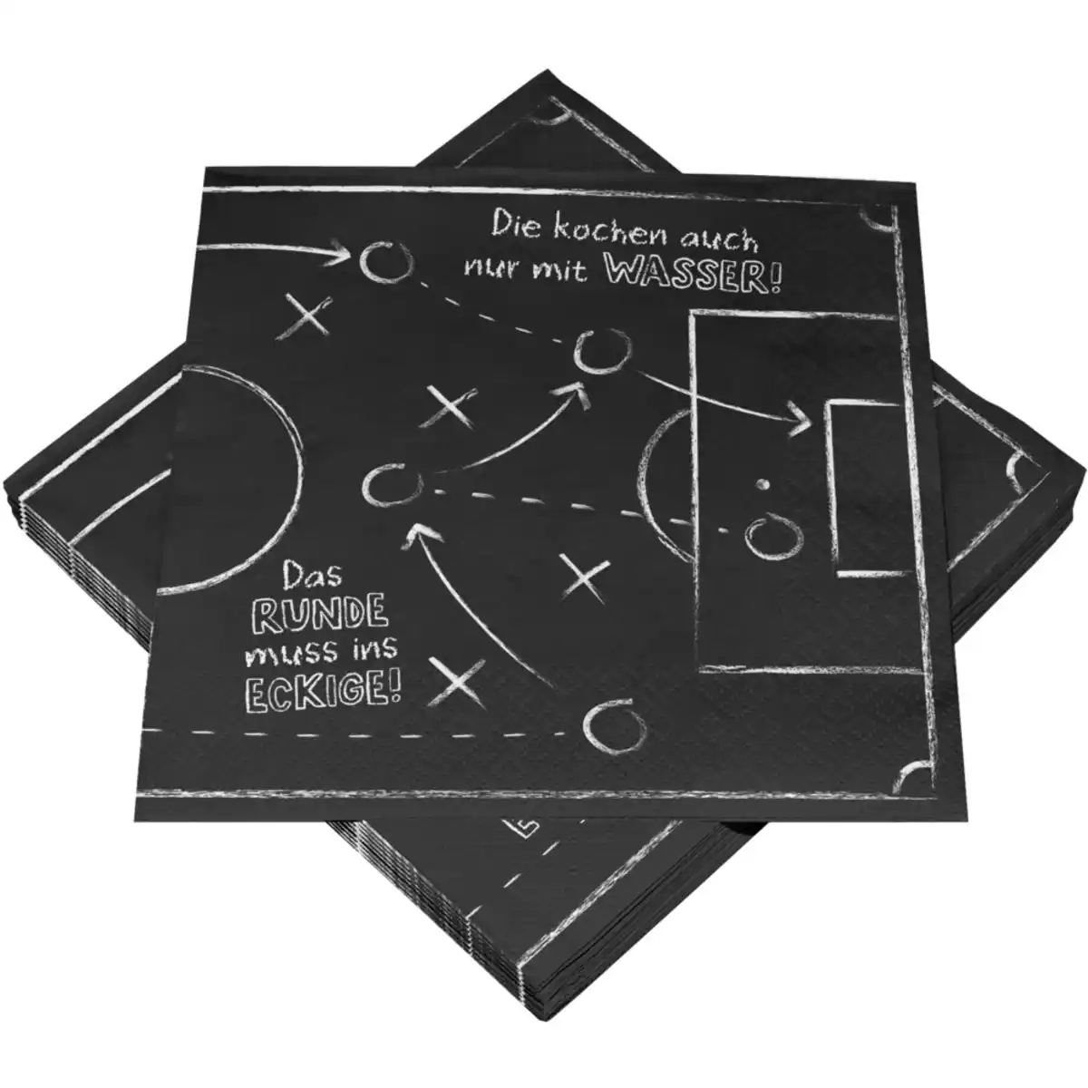 Bild 1 von Servietten "Fußball-Party" 3-lagig 33 x 33 cm, 20 Stück
