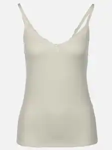 Damen Unterhemd mit Spaghettiträgern Weiß