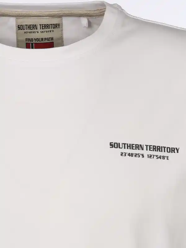 Bild 3 von Herren Shirt mit Logo-Schriftzug Weiß