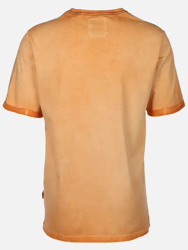 Bild 2 von Herren Shirt mit Frontprint Orange