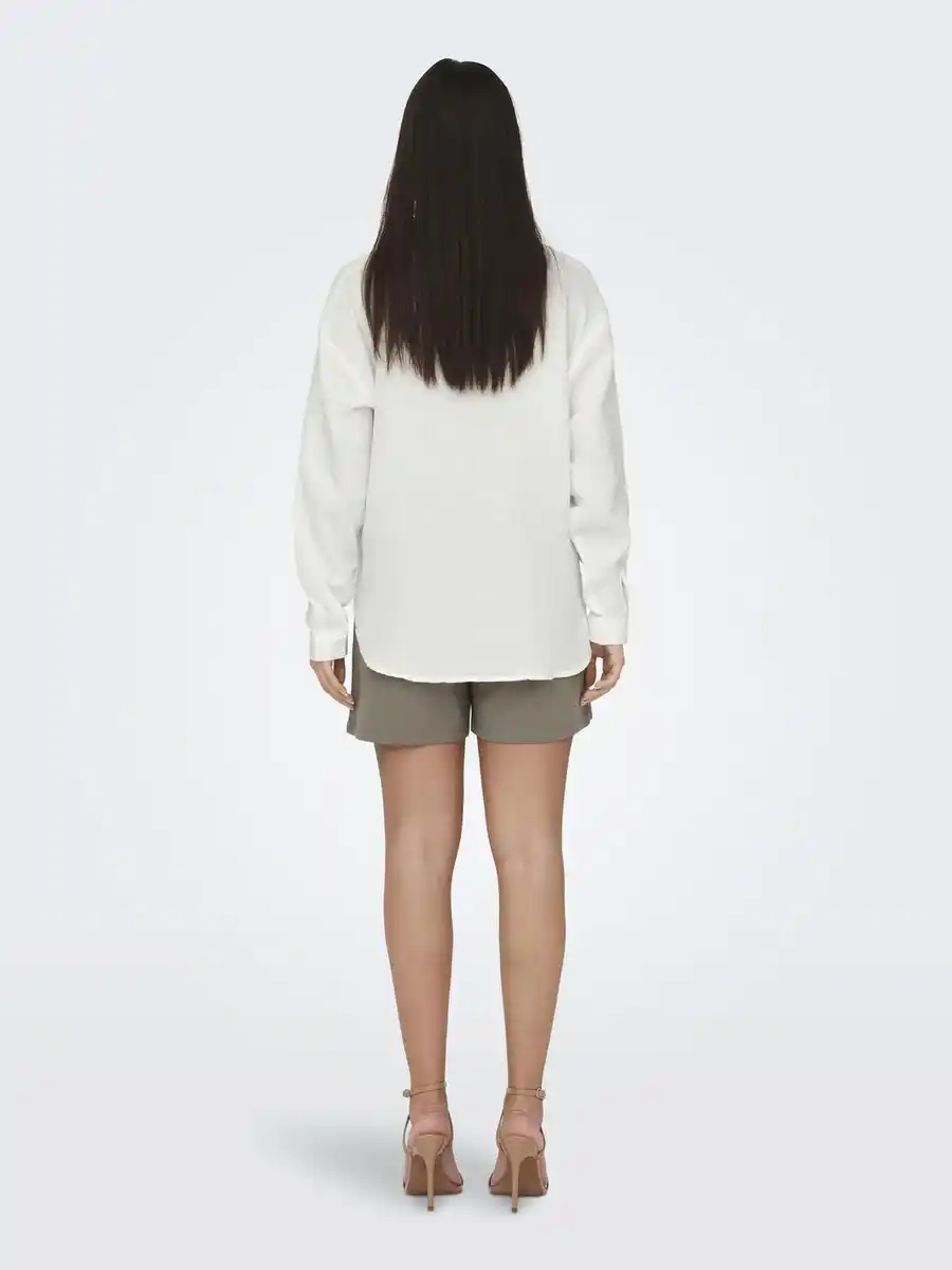 Bild 3 von JDY THEIS LIFE L/S LOOSE SHIRT WVN NOOS Bluse Weiß