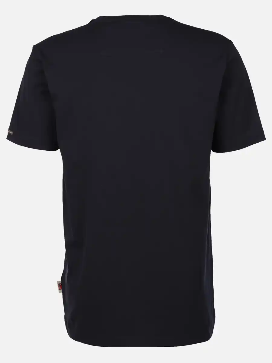 Bild 2 von Herren Shirt mit Logo-Schriftzug Blau