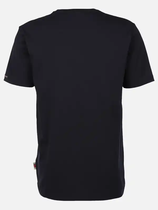 Bild 2 von Herren Shirt mit Logo-Schriftzug Blau