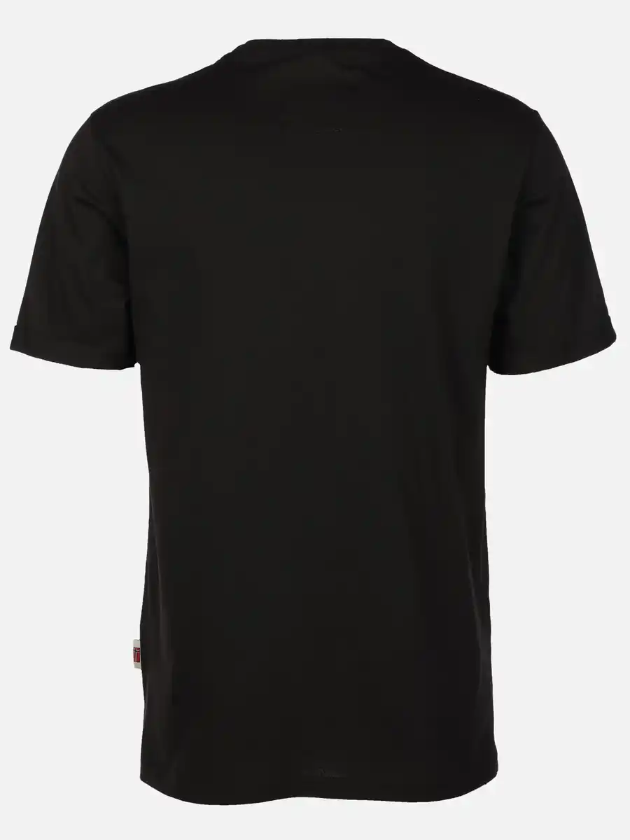 Bild 2 von Herren Shirt mit Frontprint Schwarz