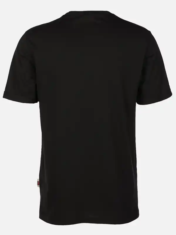 Bild 2 von Herren Shirt mit Frontprint Schwarz