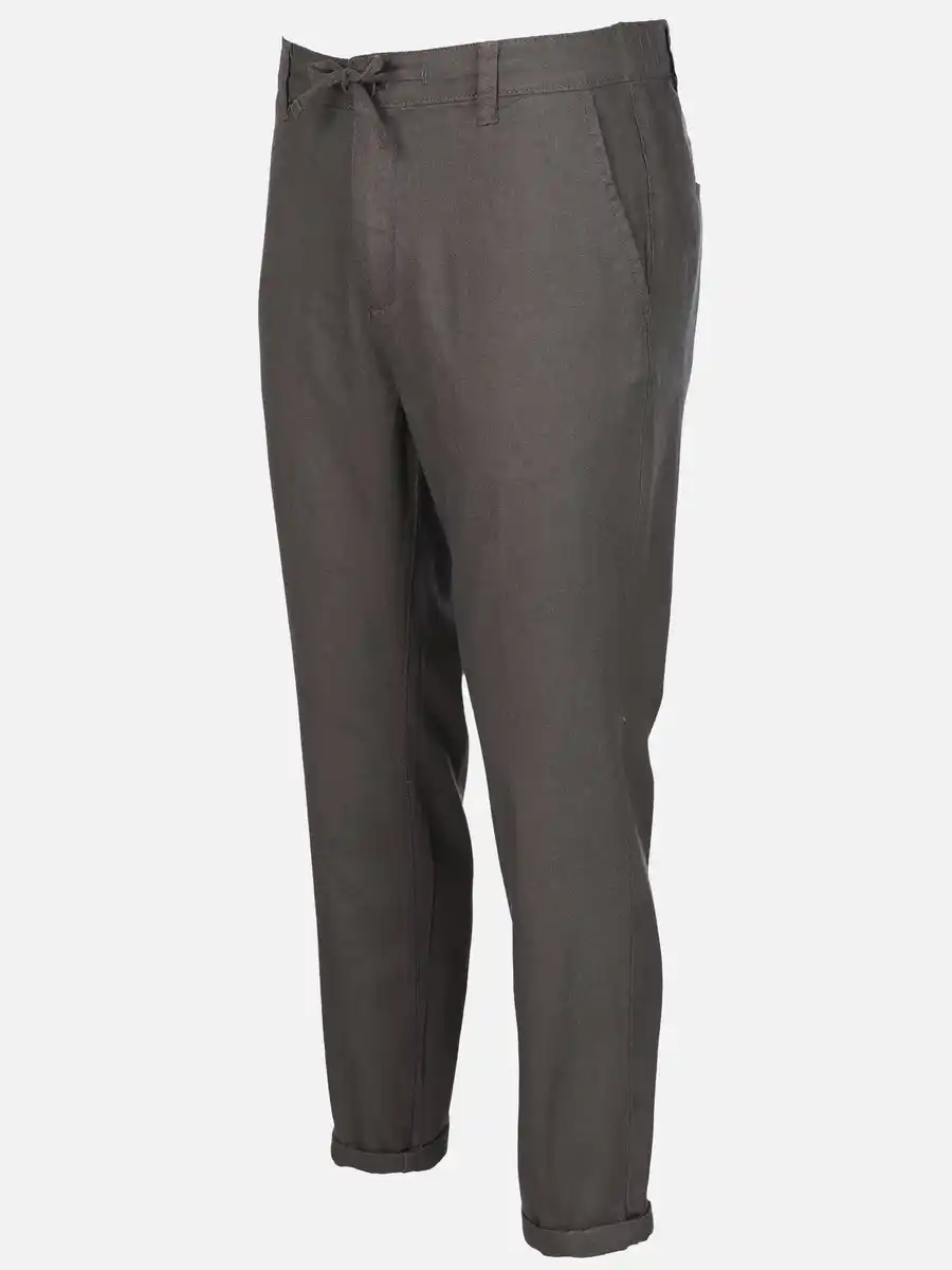 Bild 3 von Herren Freizeithose mit Leinenanteil Grau