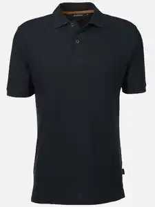 Herren Poloshirt mit Struktur Blau