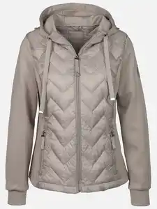 Damen Freizeitjacke mit Kapuze Weiß