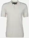 Bild 1 von Herren Poloshirt mit dezenter Struktur Weiß