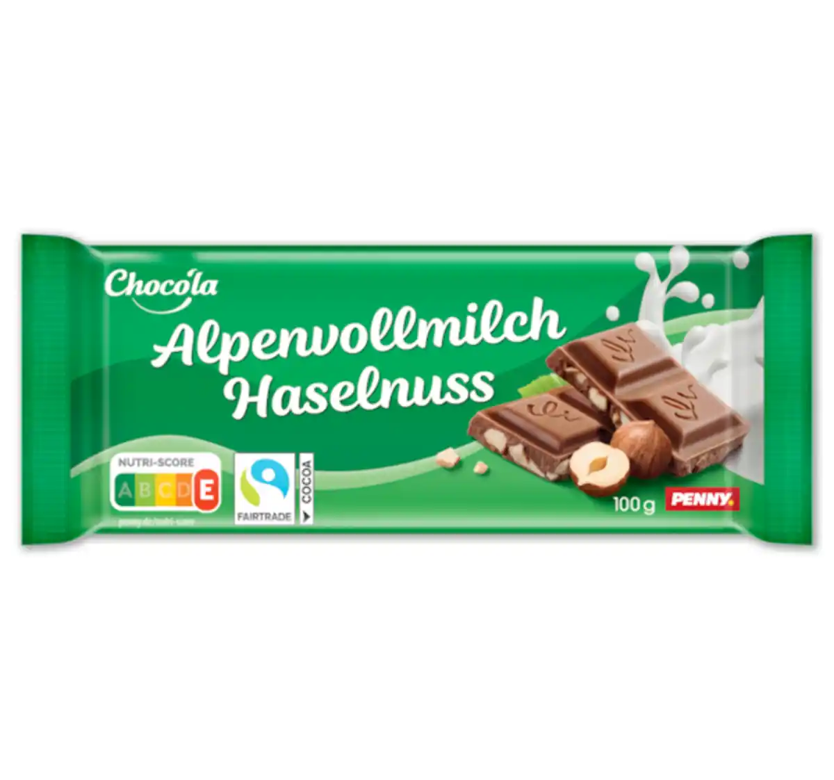 Bild 1 von CHOCO'LA Alpenvollmilch Haselnuss Schokolade