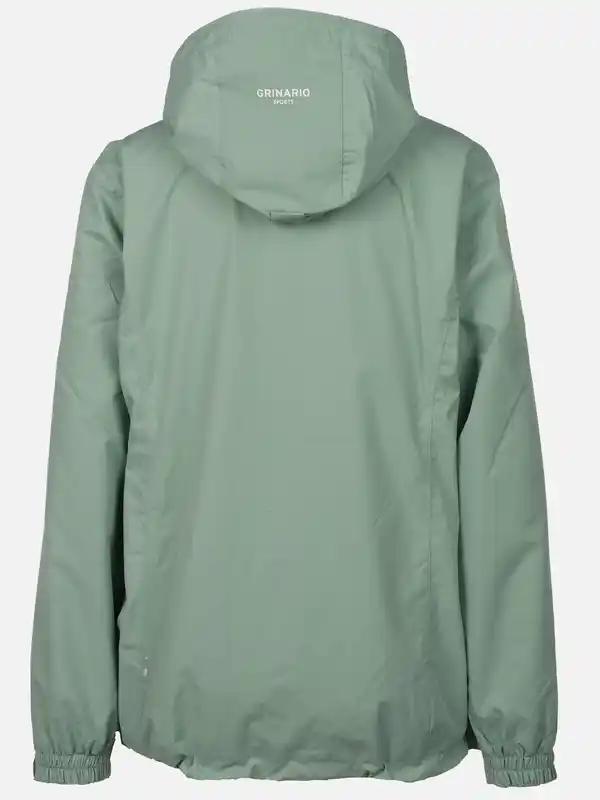 Bild 2 von Damen Regenjacke mit Packsack Grün