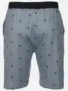 Bild 2 von Herren Schlafbermuda mit Minimalprint Blau