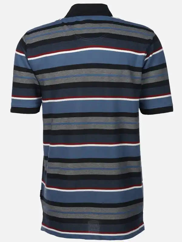Bild 2 von Herren Poloshirt im Streifenlook Blau