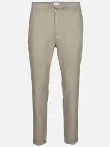 Herren Freizeithose mit Leinenanteil Braun
