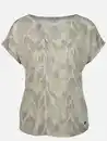 Bild 1 von Damen Ausbrenner Shirt mit Glitzerprint Blau