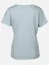 Bild 2 von Damen Shirt mit Glitzerprint und Glitzersteinchen Blau