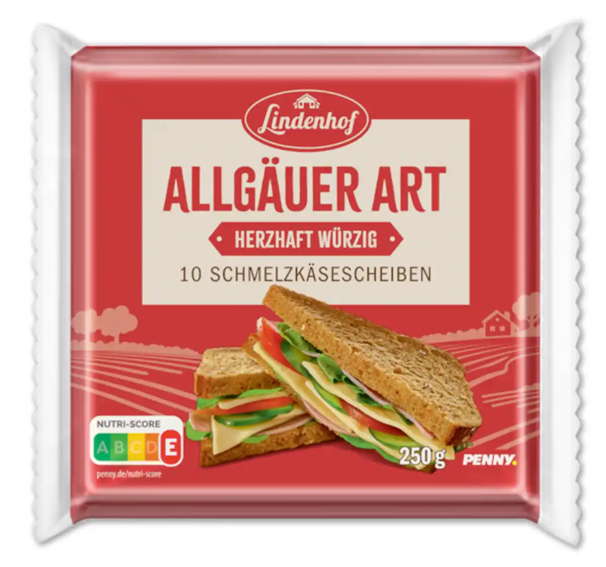Bild 1 von LINDENHOF Allgäuer Art Schmelzkäsescheiben