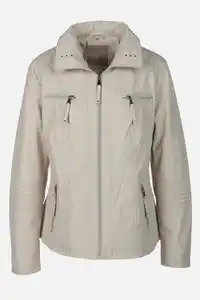 Große Größen Freizeitjacke Beige