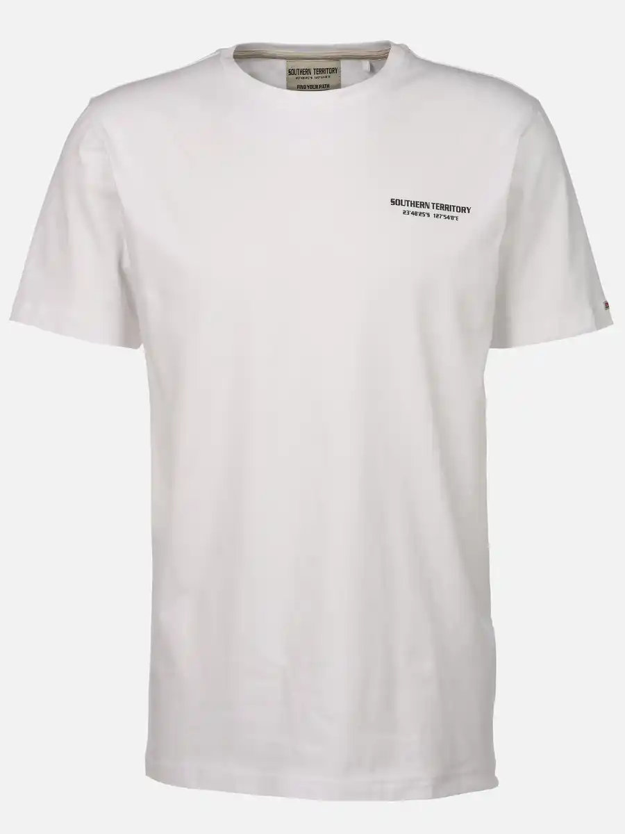 Bild 1 von Herren Shirt mit Logo-Schriftzug Weiß