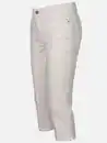 Bild 3 von Damen Capri Hose in Slim Fit Weiß