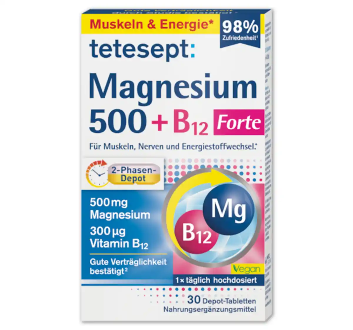 Bild 1 von TETESEPT Magnesium 500 + B12*