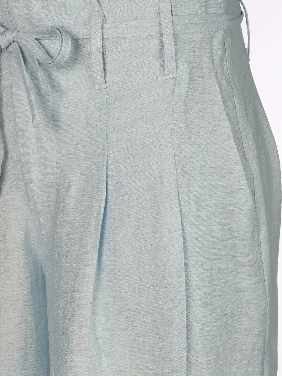 Bild 4 von Damen Marlene Hose in Leinenoptik Blau