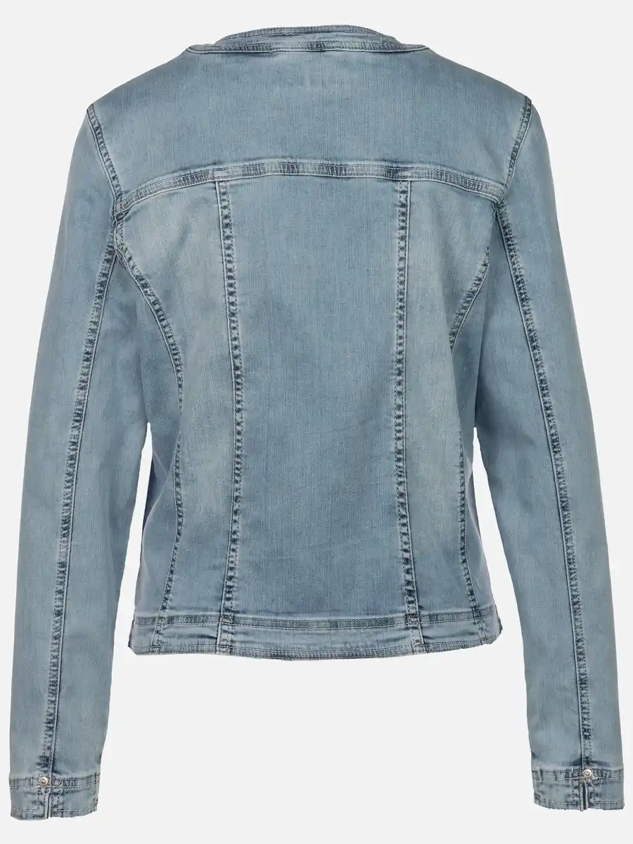 Bild 2 von Damen Jeansjacke mit Glitzersteinchen Blau