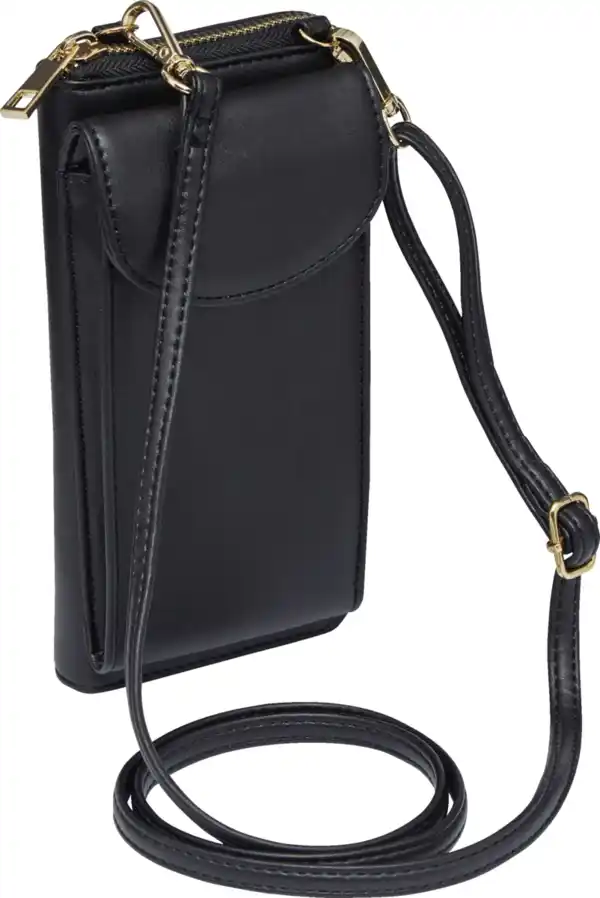 Bild 2 von IDEENWELT Handy-Geldbörse schwarz & navy H16