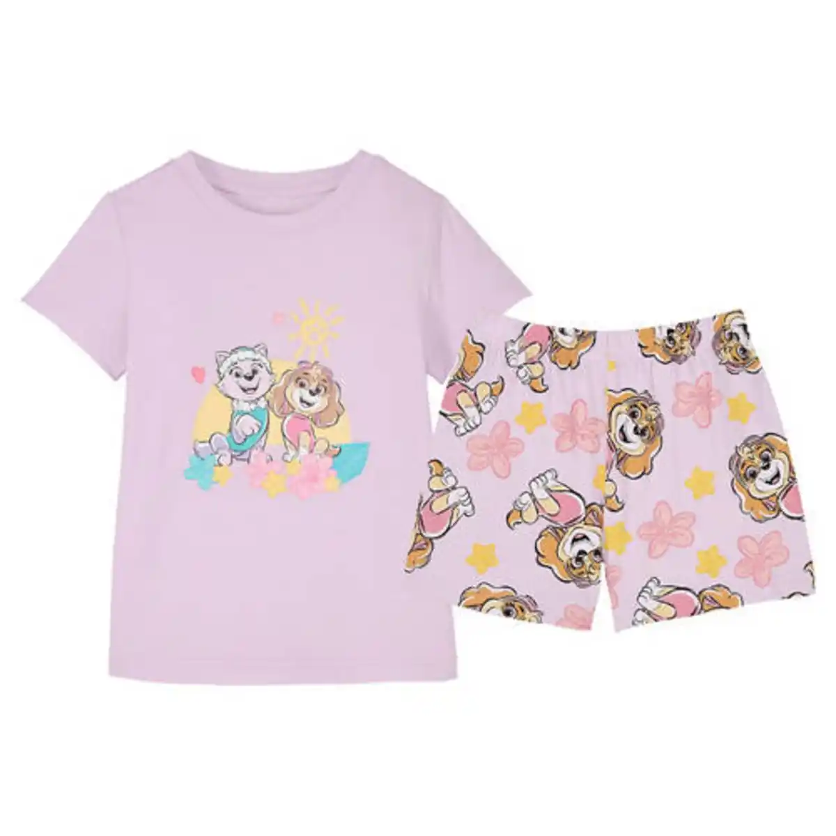Bild 1 von LICENSED Kleinkinder-/Kinder-Shorty-Pyjama, Rosa Paw Patrol, 98/104