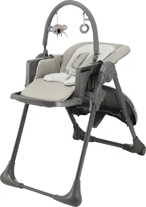 Bild 2 von Kinderkraft Kinderhochstuhl 2 in1 Tummie Grau