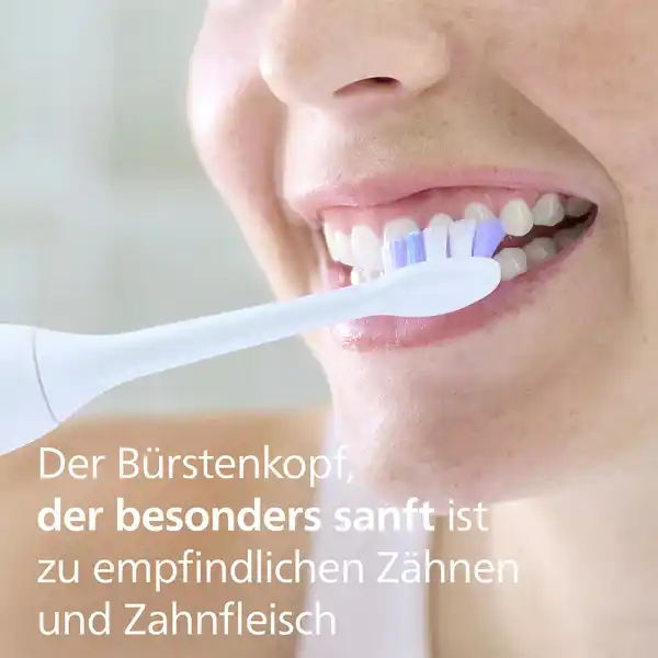 Bild 3 von PHILIPS Sonicare Aufsteckbürsten S2 Sensitive HX6058/87 weiß