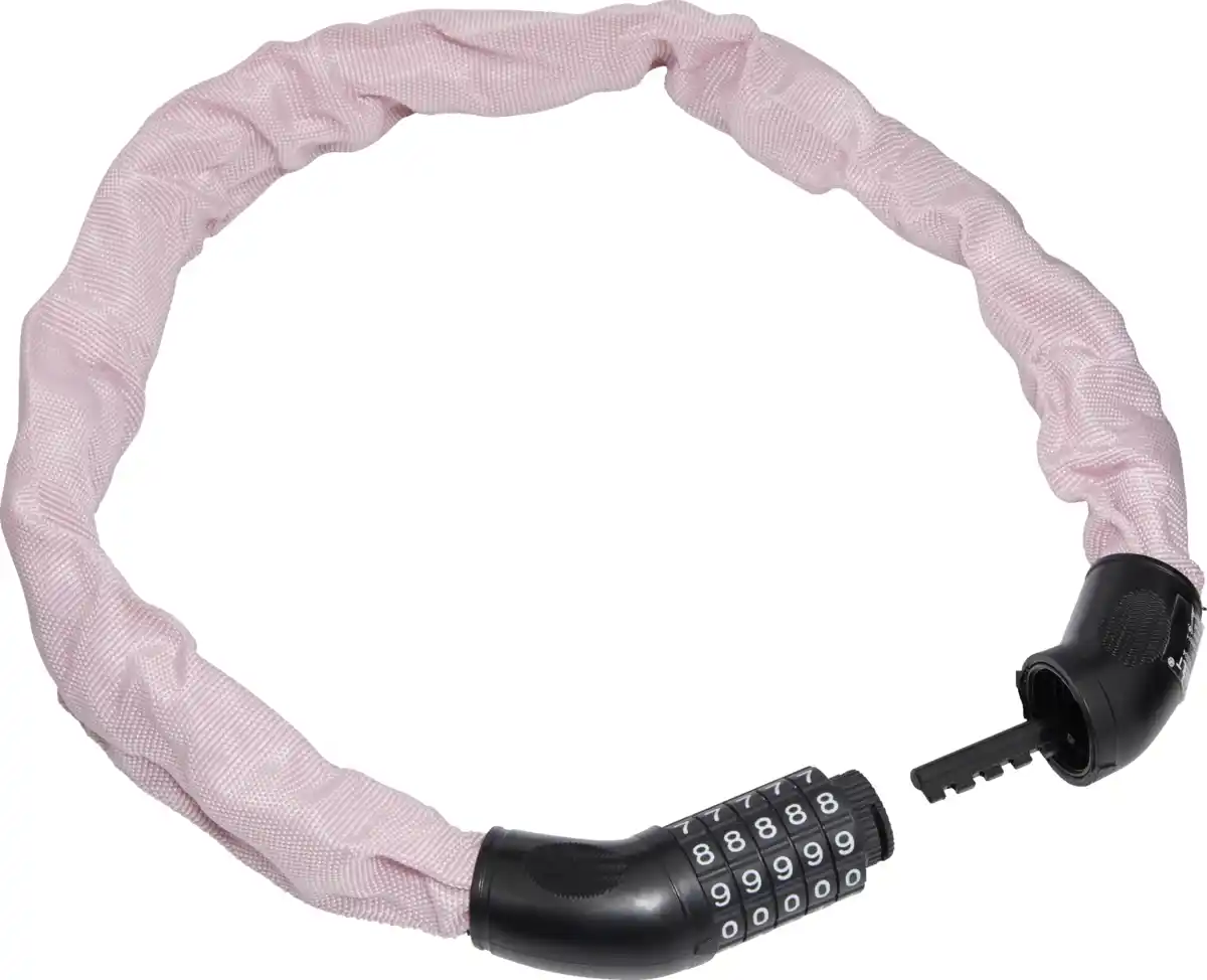 Bild 1 von IDEENWELT Zahlen-Kettenschloss pink