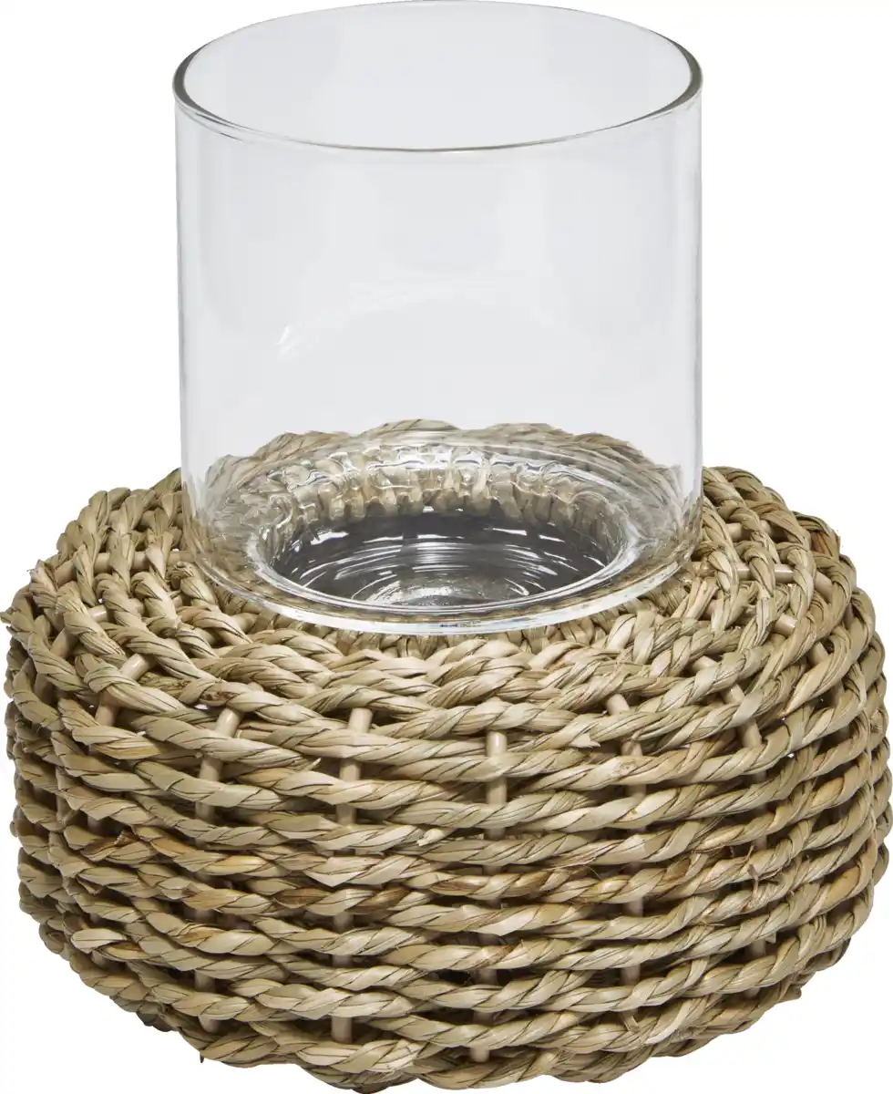 Bild 2 von IDEENWELT RubinL Glaswindlicht Seegras klein