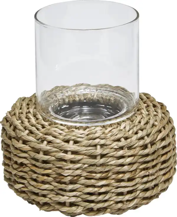Bild 2 von IDEENWELT RubinL Glaswindlicht Seegras klein