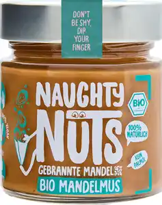 Naughty Nuts Bio Mandelmus Gebrannte Mandel, 250 g