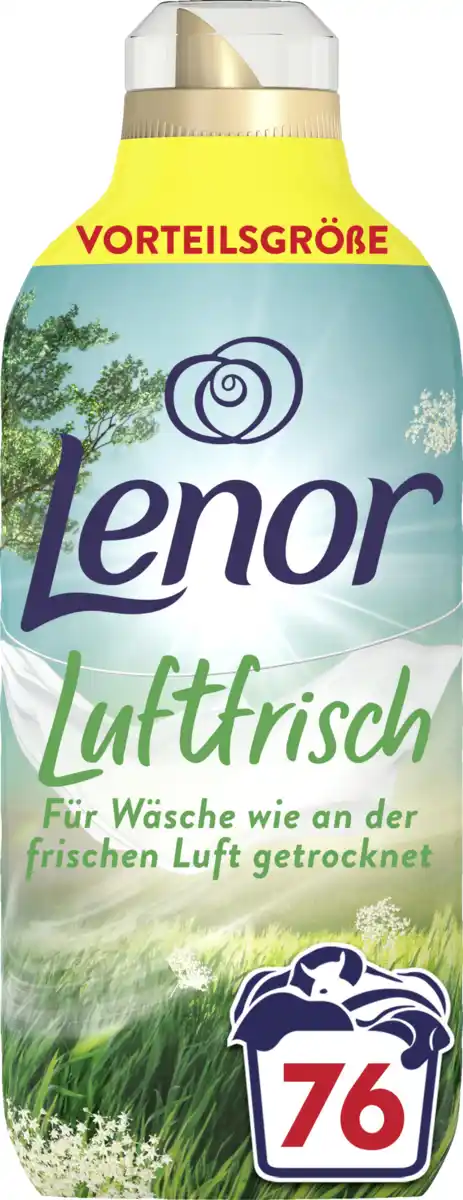 Bild 1 von Lenor Weichspüler Konzentrat Luftfrisch Landwiese 76WL, 76 WL