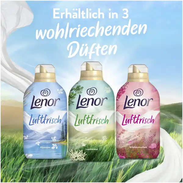 Bild 3 von Lenor Weichspüler Konzentrat Luftfrisch Landwiese 76WL, 76 WL